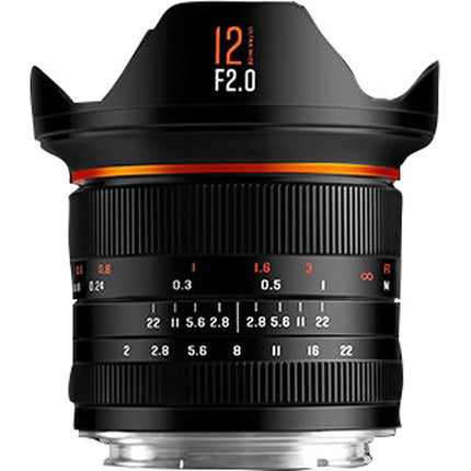 Brightin Star 12mm f/2 III lente gran angular Canon RF APS-C 7.1" enfoque manual