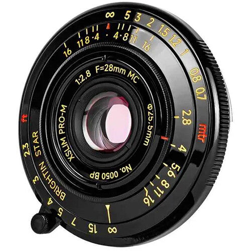 Brightin Star 28mm f2.8 Objetivo Pancake Gran Angular Full Frame Leica M-Mount
