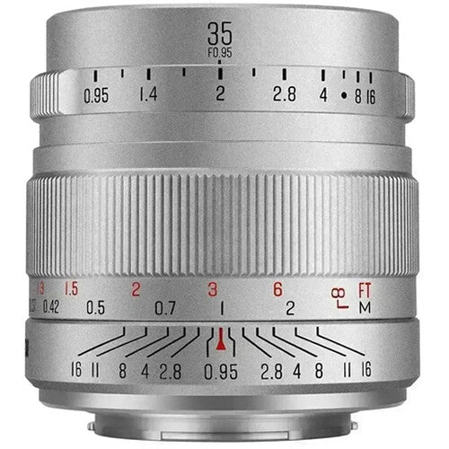Brightin Star Objetivo 35mm f0.95 para FUJIFILM X Plata Mount APS-C