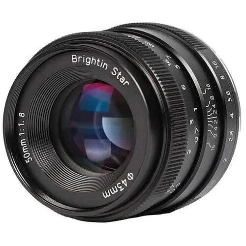 Brightin Star Objetivo 50mm f/1.8 Nikon Z APS-C Metal 10 Lamelas