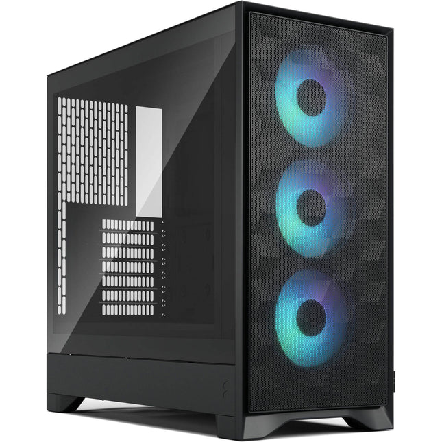 Fractal Design Pop 2 Air RGB Caja Mid-Tower Negra con Ventana Cristal Templado USB-C y 3 Ventiladores RGB