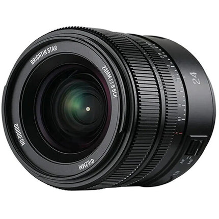 Brightin Star 24mm f/1.8 Lente gran angular para Sony E con motor STM y anillo de apertura desactivado