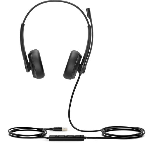Yealink UH34 Auriculares USB Estéreo Diseño On Ear 28mm Control Integrado Estuche