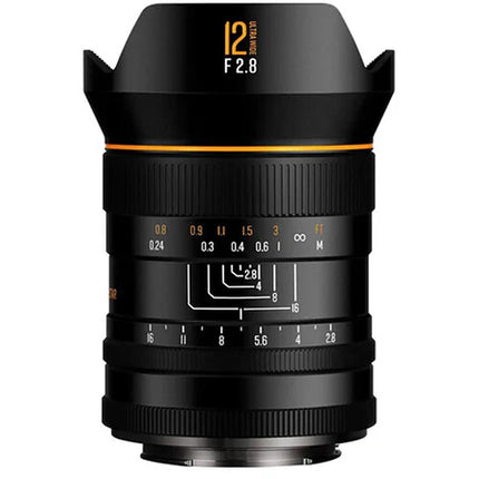 Brightin Star 12mm f/2.8 Lente gran angular para Sony E con filtro nocturno