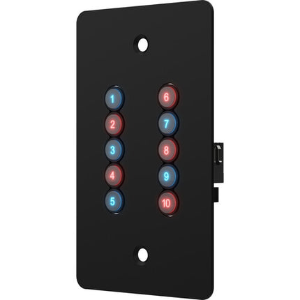 ChamSys GeNetix 10Scene Placa de Pared 2-Pack Botones 10Scene Doble LED