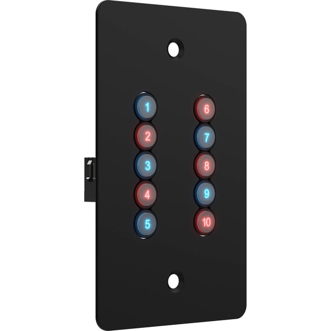 ChamSys GeNetix 10Scene Placa de Pared 2-Pack Botones 10Scene Doble LED