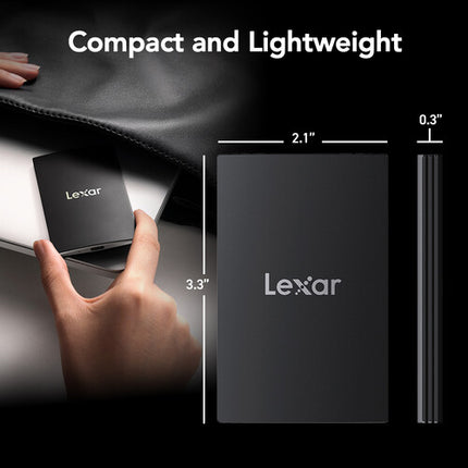 Lexar 2TB SL500 SSD portátil USB 3.2 Gen 2x2 2000 MB/s 2-Pack