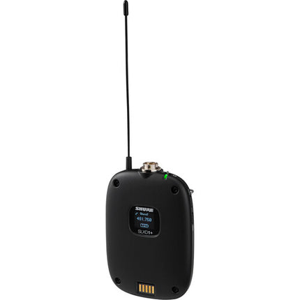 Shure SLXD4Q+ Receptor inalámbrico digital 4 canales 138 MHz rango 330 pies
