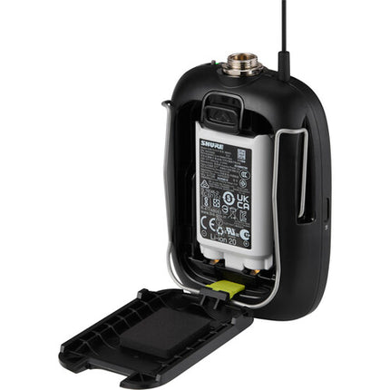 Shure SLXD4Q+ Receptor inalámbrico digital 4 canales 138 MHz rango 330 pies
