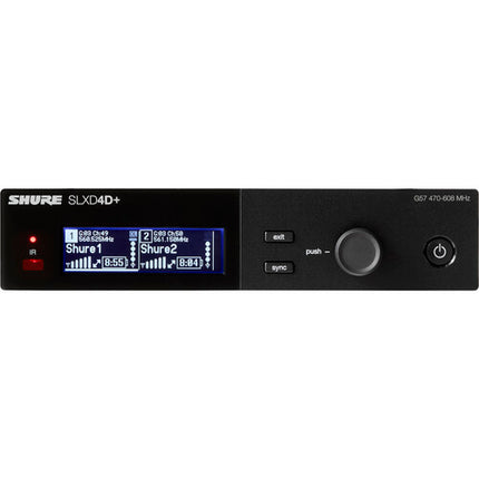 Shure SLXD124+/85M Sistema de Micrófono Inalámbrico Digital 1 Canal 8 Horas Batería