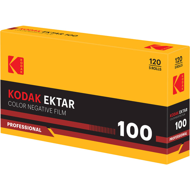 Kodak Professional Ektar 100 Película Negativo Color 120 ISO 100 Pack 5 Retro