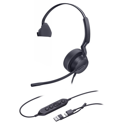 Yealink UH42 Mono Auricular USB-C Auricular Lateral 35mm Micrófono AI