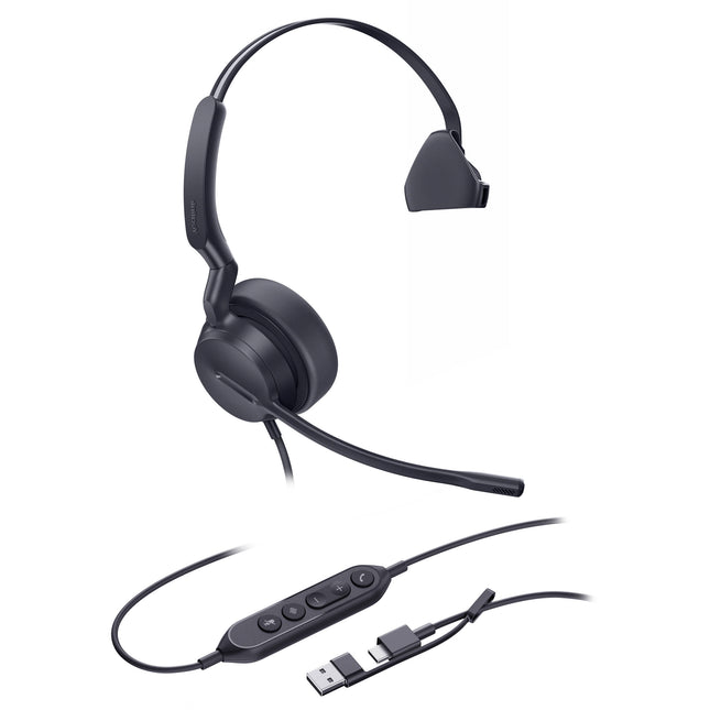 Yealink UH42 Mono Auricular USB-C Auricular Lateral 35mm Micrófono AI