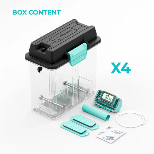 Polymaker PolyDryer Box 4-Pack Caja para Secado Compatible hasta 1kg Roscas
