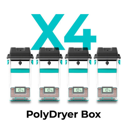 Polymaker PolyDryer Box 4-Pack Caja para Secado Compatible hasta 1kg Roscas