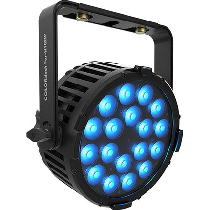 CHAUVET Professional COLORdash PAR H18 XIP Luz LED RGBWA+UV 18 LEDs 25.4° IP65 Negro