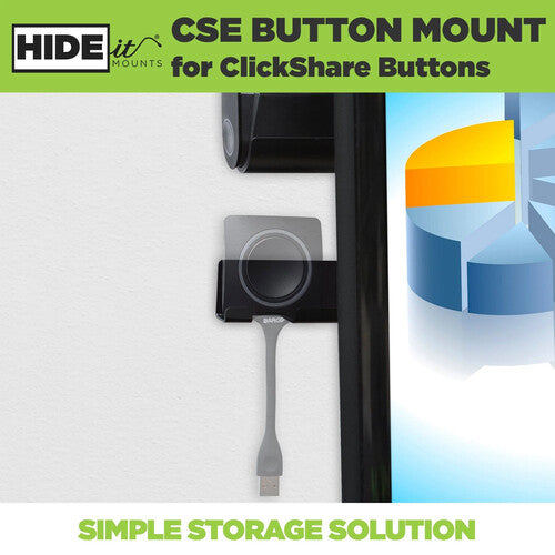 HIDEit Mounts Soporte para Botones ClickShare para Pared o VESA Durable