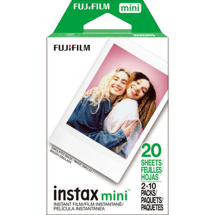 FUJIFILM instax mini Filme Instantáneo 20 Exposiciones ISO 800 Balanceado para Luz Diurna