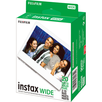 FUJIFILM instax WIDE Película Instantánea 60 Exposiciones ISO 800 Superficie Brillante