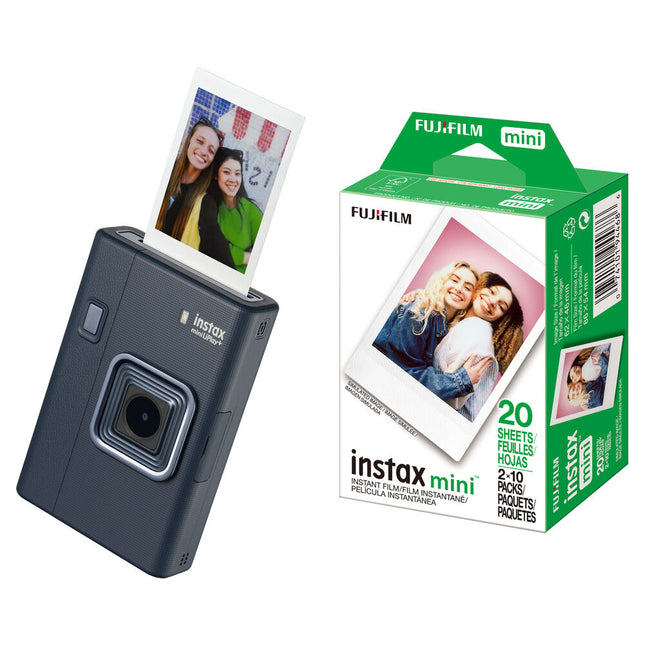 FUJIFILM instax mini LiPlay+ Cámara instantánea híbrida con 20 exposiciones