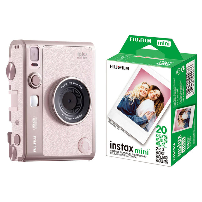 FUJIFILM instax mini EVO Cámara Instantánea Híbrida 28mm f2 20 Exposiciones