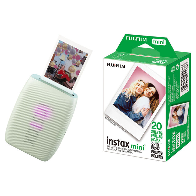 FUJIFILM instax mini Link 3 Impresora Smartphone Kit con 20 Fotos 2x3 pulgadas