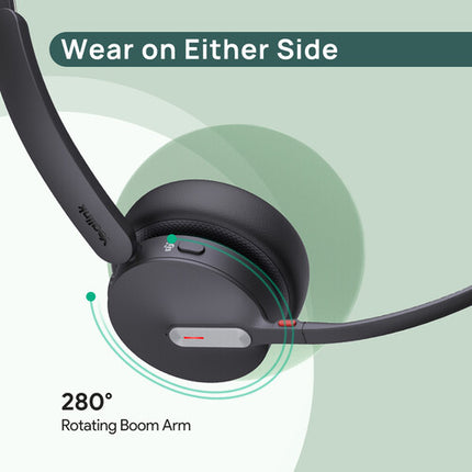 Yealink BH70 Auricular Mono Bluetooth Inalámbrico Teams 35h Autonomía Bluetooth 5.2 USB-C/A