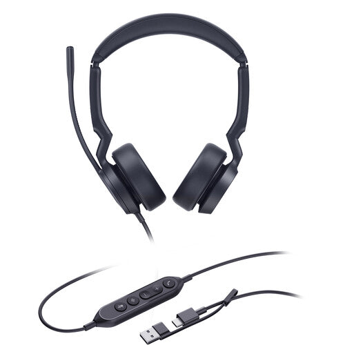 Yealink UH44 Auriculares Estéreo USB-C con Micrófonos AI y Bolsa