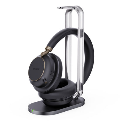 Yealink BH76 Plus Auriculares Bluetooth Inalámbricos 40 Horas Cancelación Activa de Ruido con Base de Carga inalámbrica