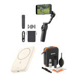 DJI Osmo Mobile 6 Gimbal Batería Carga Rápida Kit Limpieza Óptica