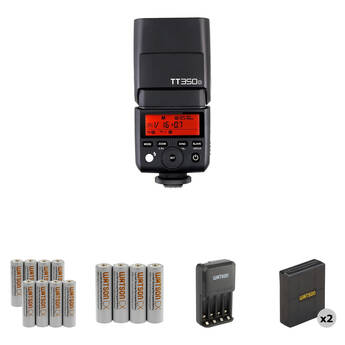 Godox TT350O Mini Thinklite Flash with Accessories Kit for Olympus/Panasonic Cameras
