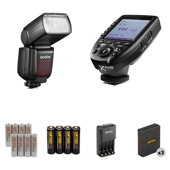 Godox TT685II Flash para Cámara Nikon con Trigger 197 GN y 328 m Alcance inalámbrico
