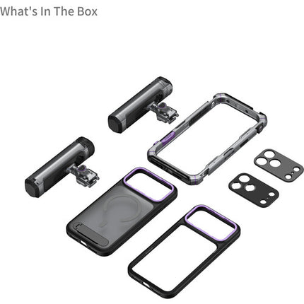 SmallRig Mobile Dual Handle Kit para iPhone 17 Pro Megatron Edition con T-Mount y 17mm Lens Backplates