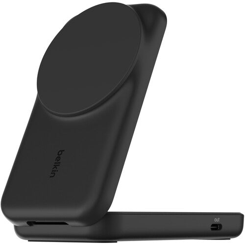 Belkin 2-en-1 Base de Carga Magnética Plegable Qi2 25W Negro