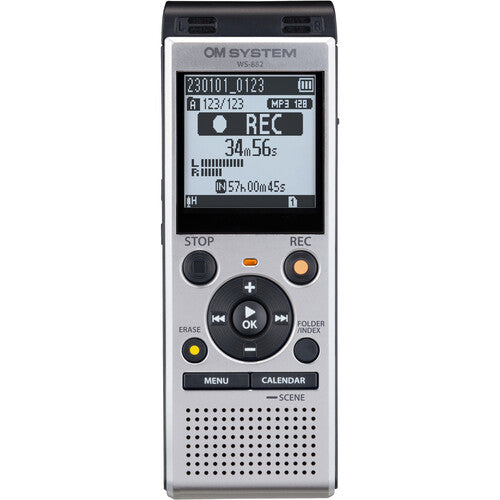 Olympus OM SYSTEM WS-882 Grabadora de Voz Digital 4GB Memoria 1040 Hrs Grabación