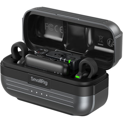 SmallRig S 70 Sistema de Micrófono Inalámbrico 2 Personas 8 Horas Batería Negro