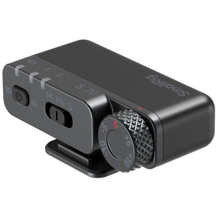 SmallRig S 70 Sistema de Micrófono Inalámbrico 2 Personas 8 Horas Batería Negro