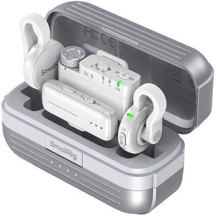 SmallRig S 70 Sistema Micrófono Inalámbrico 2 Personas 2.4 GHz 8 Horas Batería Estuche Carga