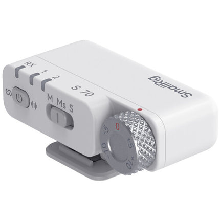 SmallRig S 70 Sistema Micrófono Inalámbrico 2 Personas 2.4 GHz 8 Horas Batería Estuche Carga