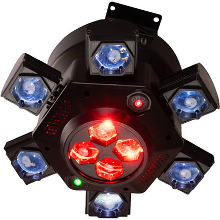 Eliminator Lighting CenterDroid efecto LED láser RGBW 100W 10x15W LEDs