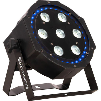 Eliminator Lighting LP 8R RGBW Proyector LED PAR 60W 7x8W LEDs Control Remoto