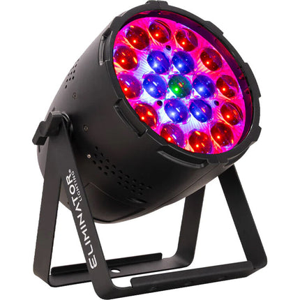 Eliminator Lighting Mega Par Z Wash RGBW LED Luz de Escenario 19x15W 10-60° Motorized Zoom