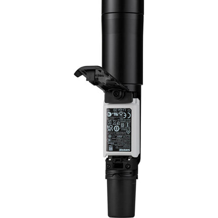 Shure SLXD4Q+ receptor inalámbrico digital cuádruple con cuatro transmisores SLXD2+ SM58 rango 138 MHz