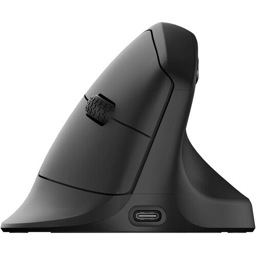 Keychron M5 Ratón Ergonómico Inalámbrico Negro 30000 dpi Bluetooth 5.3 USB-C