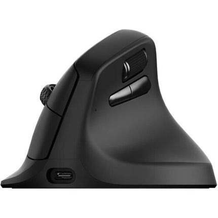 Keychron M5 Ratón Ergonómico Inalámbrico Negro 30000 dpi Bluetooth 5.3 USB-C