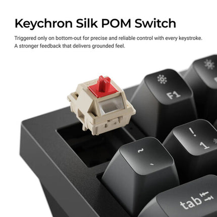 Keychron Q1 Ultra 8K Teclado Mecánico Inalámbrico Negro Bluetooth 5.3 8000 Hz