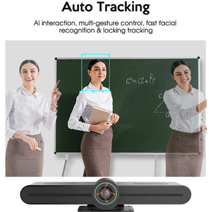 Moertek MC800H Barra de Video 4K Control Gestual AI 8MP HDMI USB-C