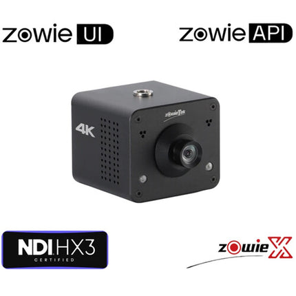 Zowietek 4K NDI HX3 Cámara POV con Sensor 8MP y Lente 3.9mm M12