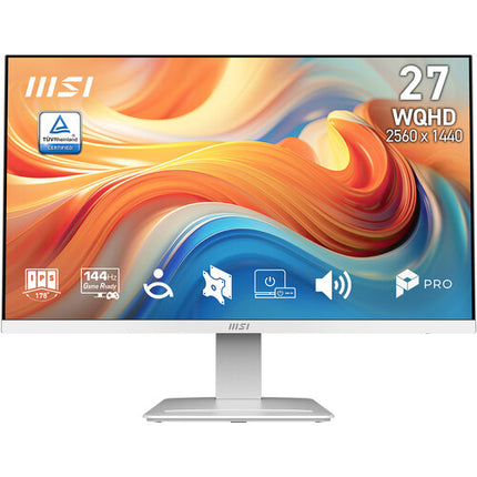 MSI PRO MP273Q E14 Monitor 27" IPS QHD 1440p 144 Hz HDR Blanco
