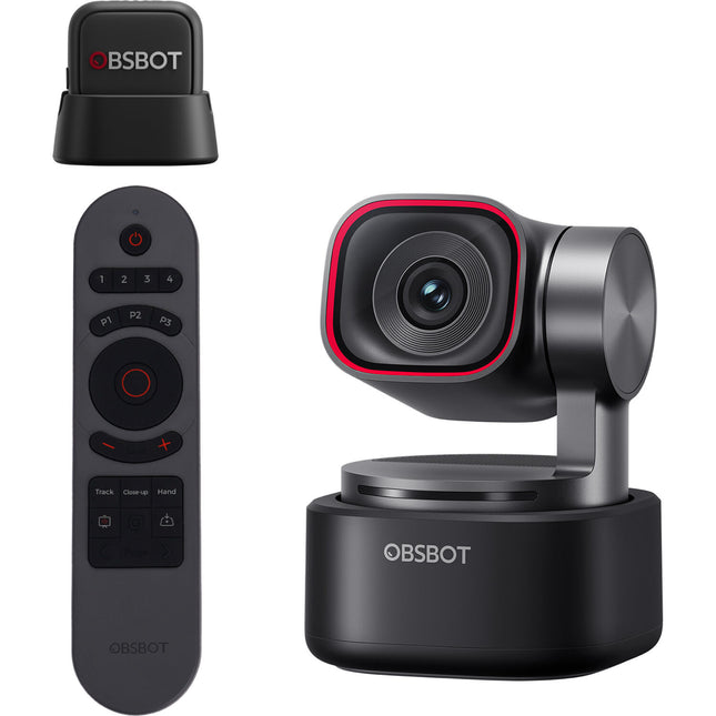 OBSBOT Tiny 3 Cámara Web 4K UHD Control Remoto Micrófono Inalámbrico